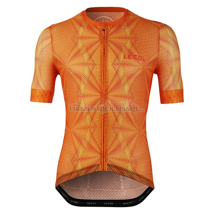 Abbigliamento Ciclismo Le Col Manica Corta 2020 Arancione